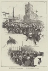 Funeral of Mr Bright at Rochdale